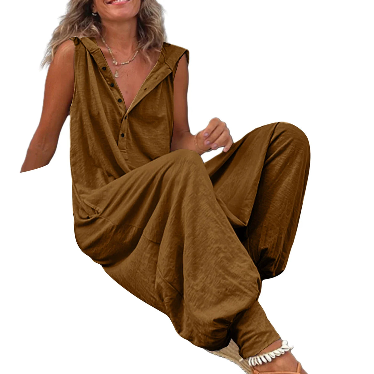 Mia™ - Comfortable Summer Jumpsuit