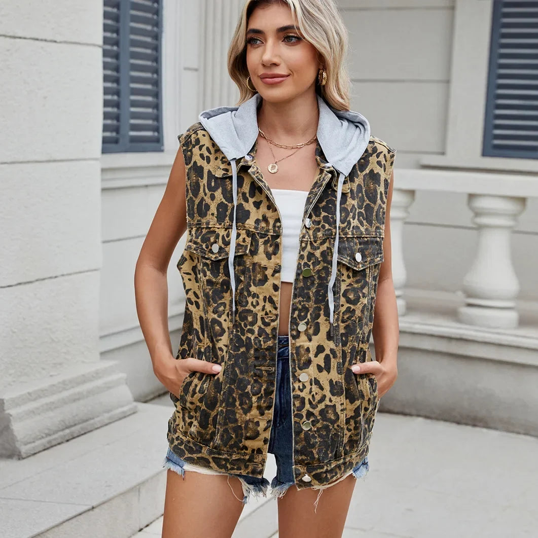 Grace™ - Stylish Hooded Denim Jacket