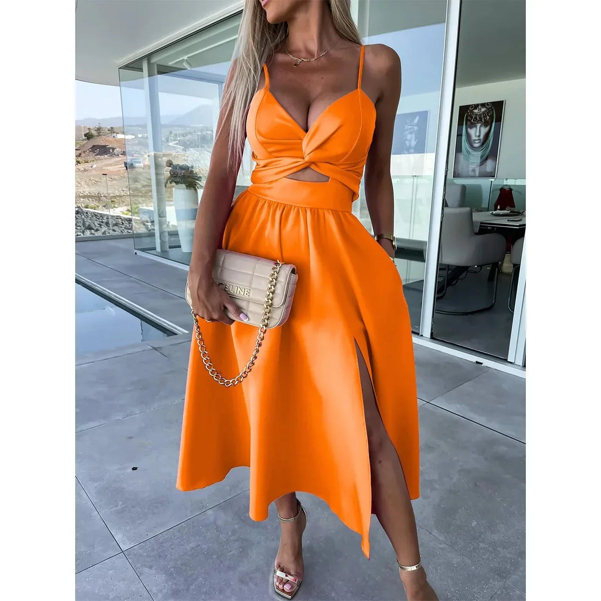 Avery™ - Stylish Midi Dress