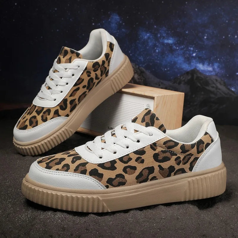 Aubrey™ - Breathable Leopard Print Sneakers