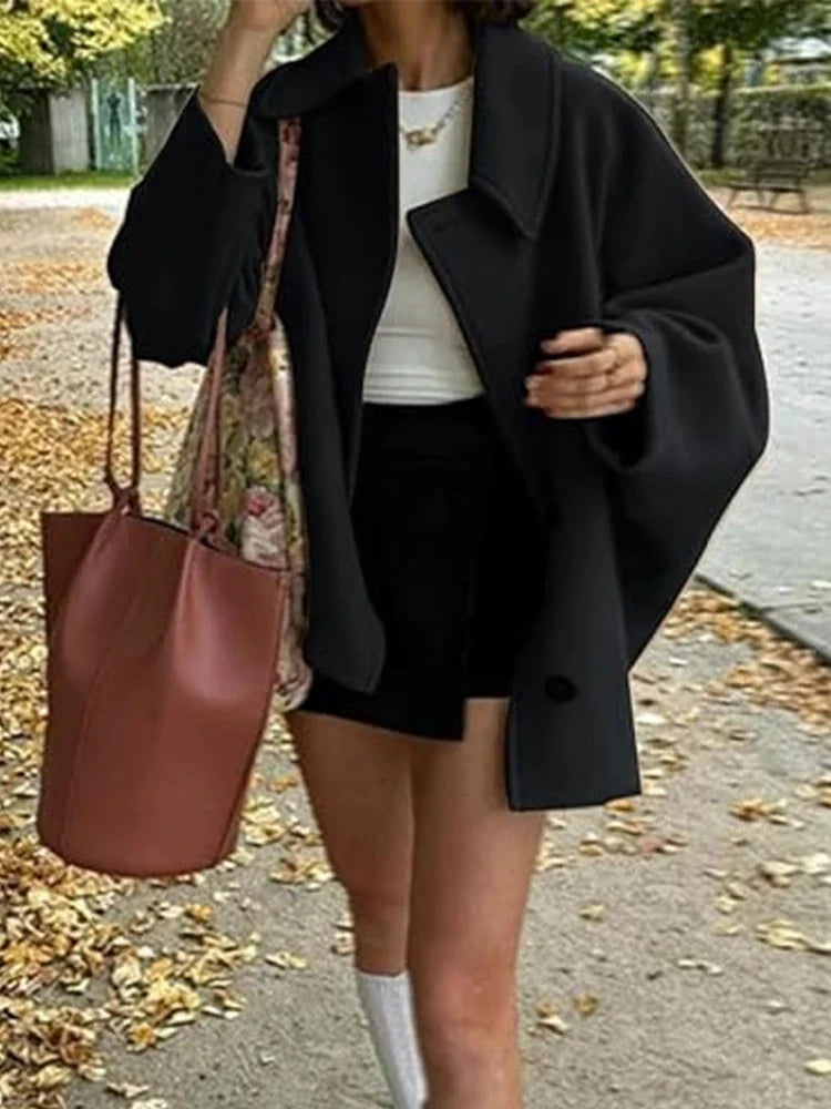 Olivia™ - Stylish Batwing Sleeve Jacket