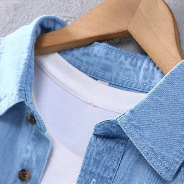 Sebastian™ - Stylish Denim Shirt