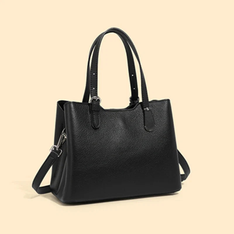 Aria™ - 3 Layers Genuine Cow Leather Shoulder Bag