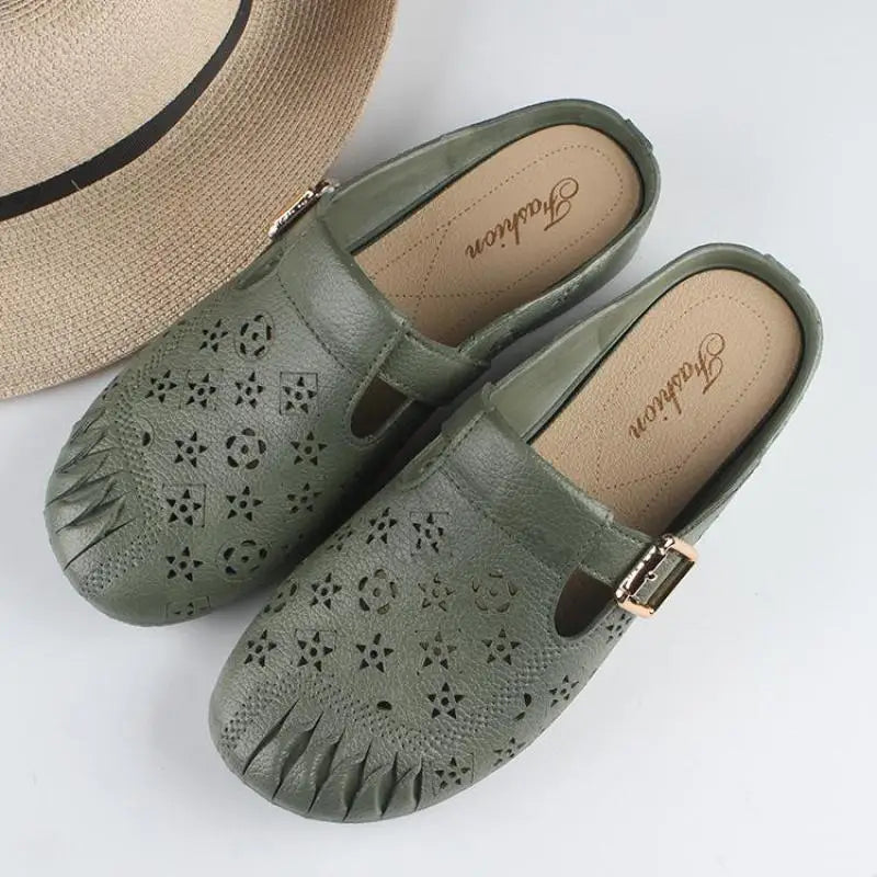 Grace™ - Stylish Closed Toe Hollow Out Sandals