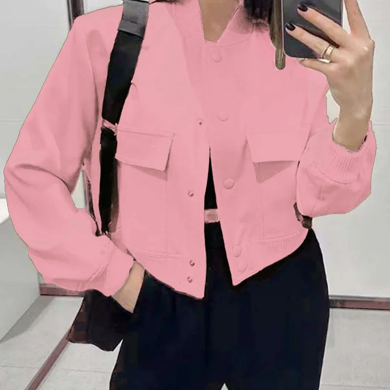 Mia™ - Vintage Bomber Jacket