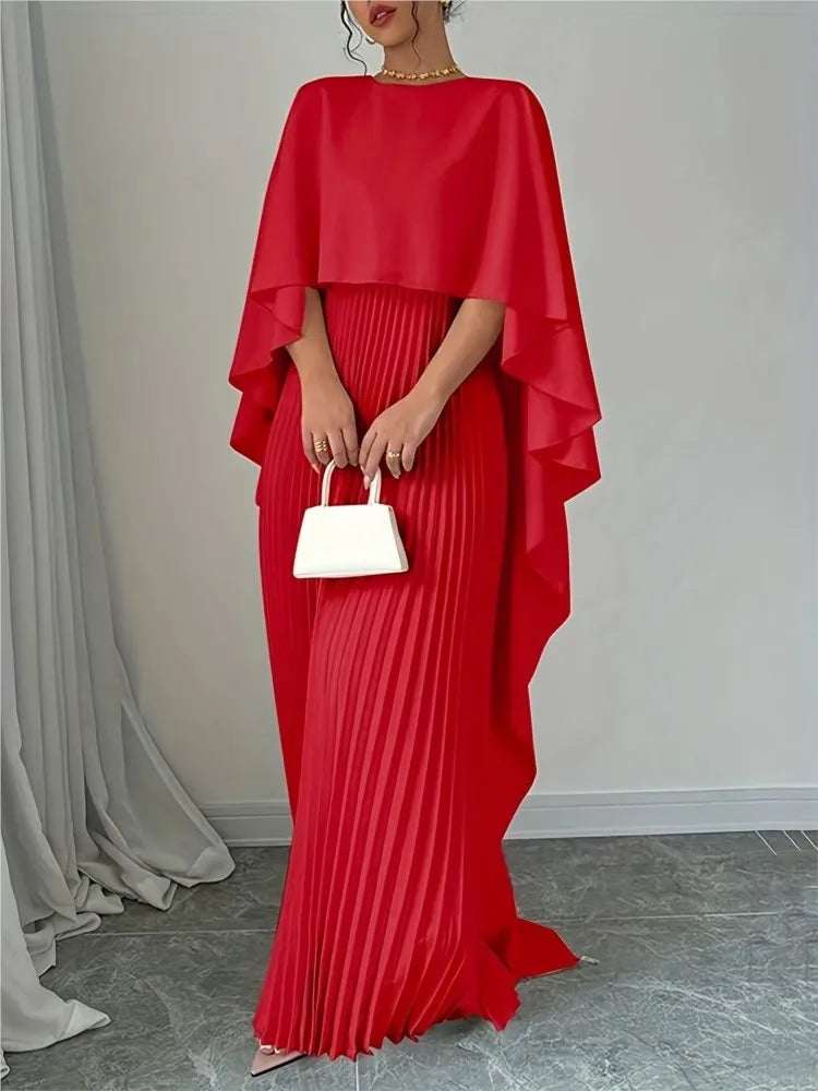 Charlotte™ - Stylish Bat Sleeve Irregular Dress