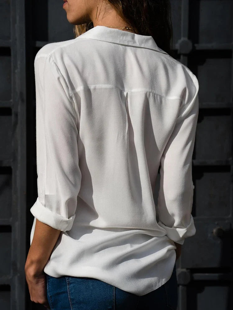 Scarlett™ - Elegant Chiffon Blouse