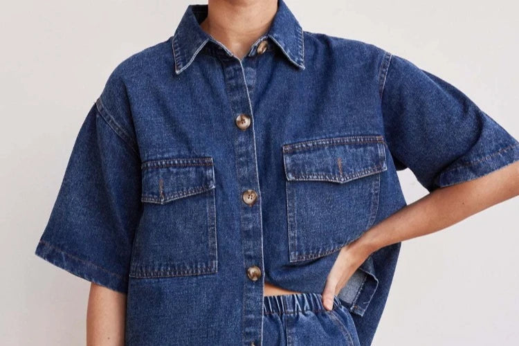 Ellie™ -  Vintage Denim Suit Set
