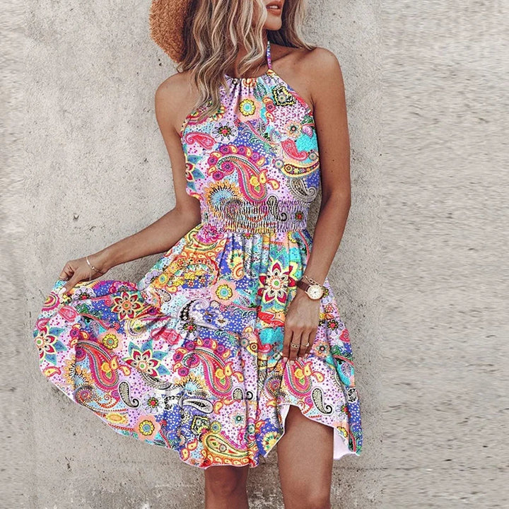 Sophia™ - Chic Halter Dress