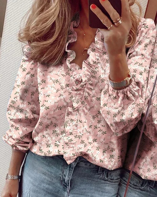 Amelia™ - Stylish Ruffled Shirt