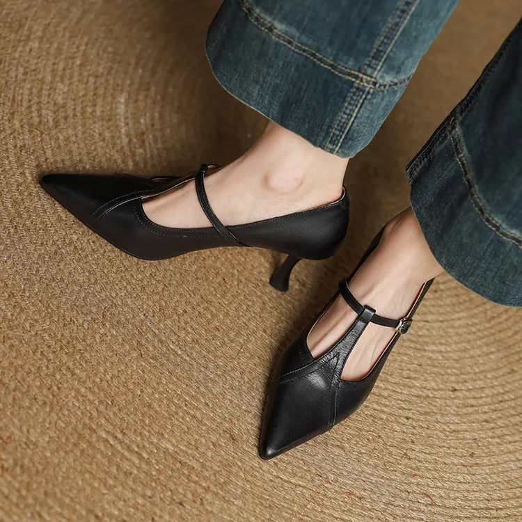 Avery™ - Premium Leather Heels