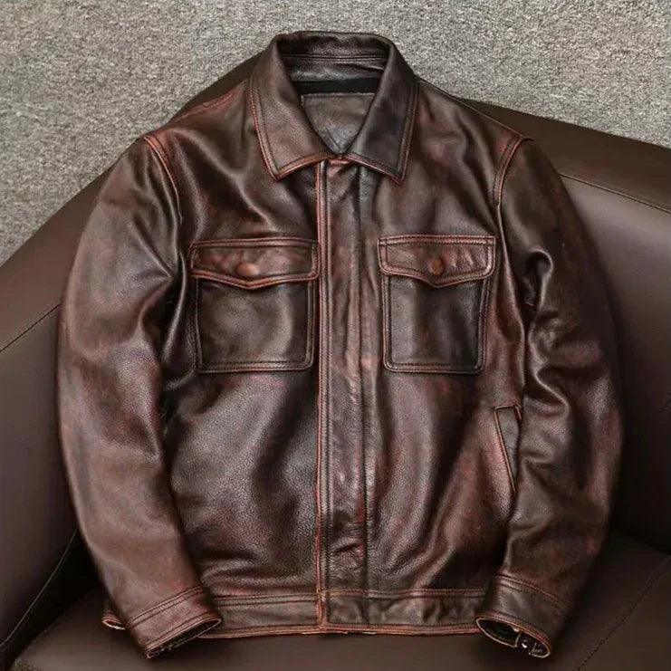 Hunter™ - Vintage Leather Jacket