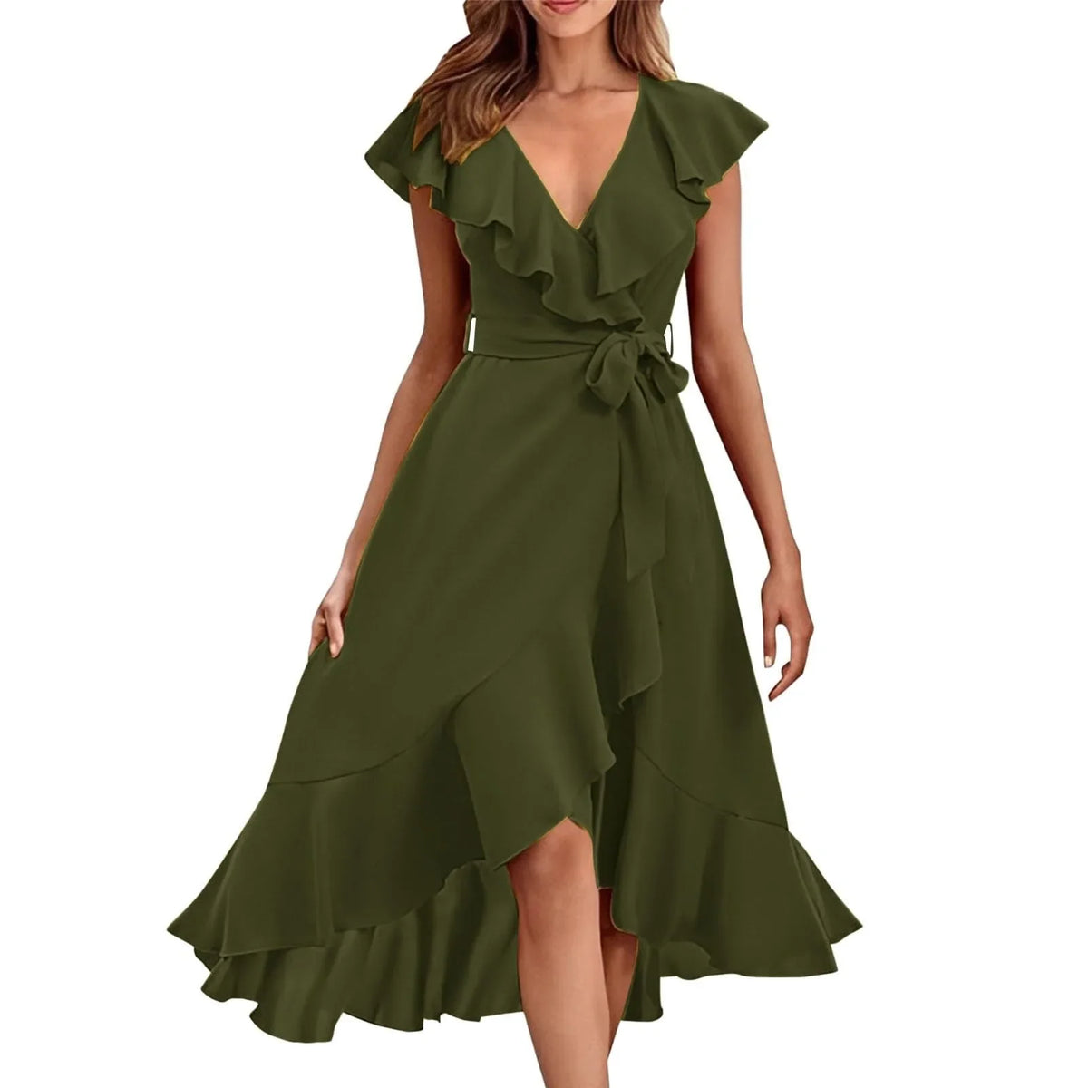 Aria™ - Stylish Ruffle Dress