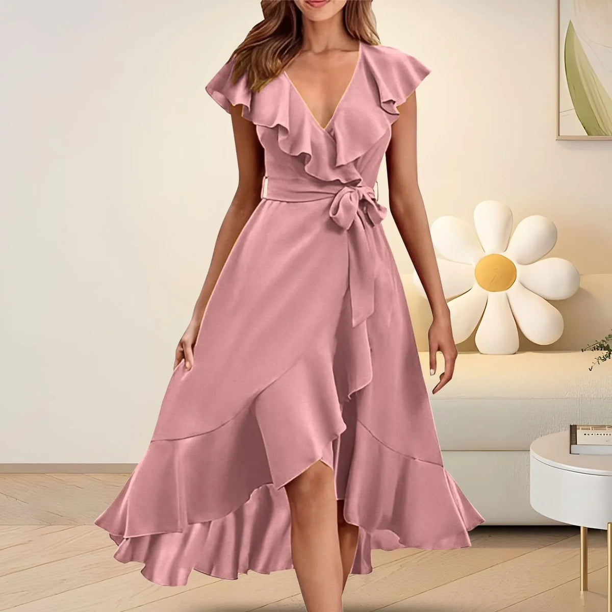 Aria™ - Stylish Ruffle Dress