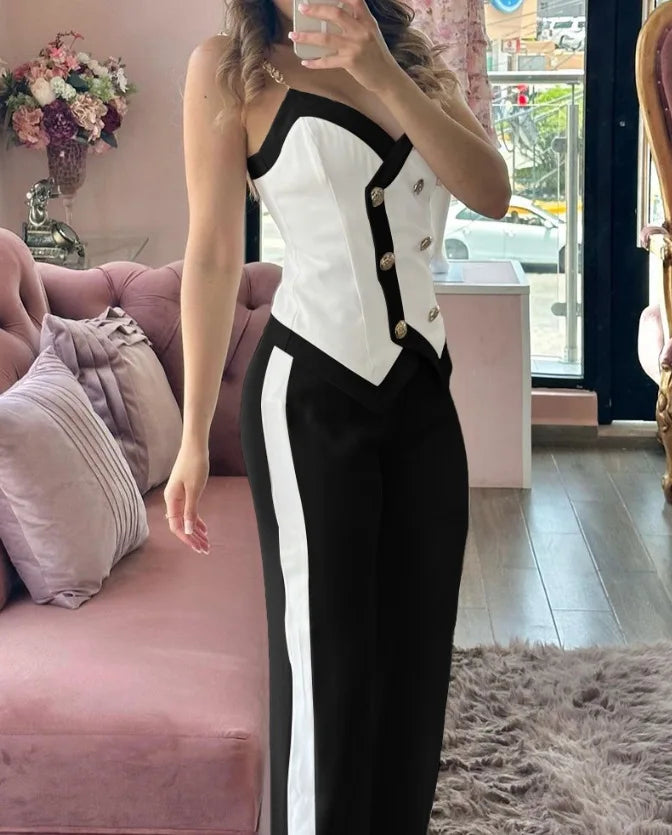 Brooklyn™ - Elegant Sleeveless Suit