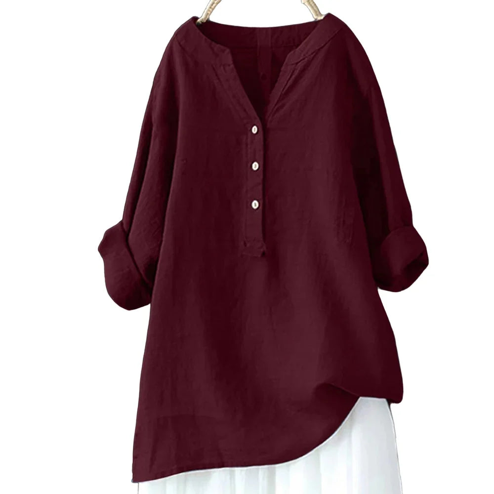 Grace™ - Comfy Oversized Casual Shirt
