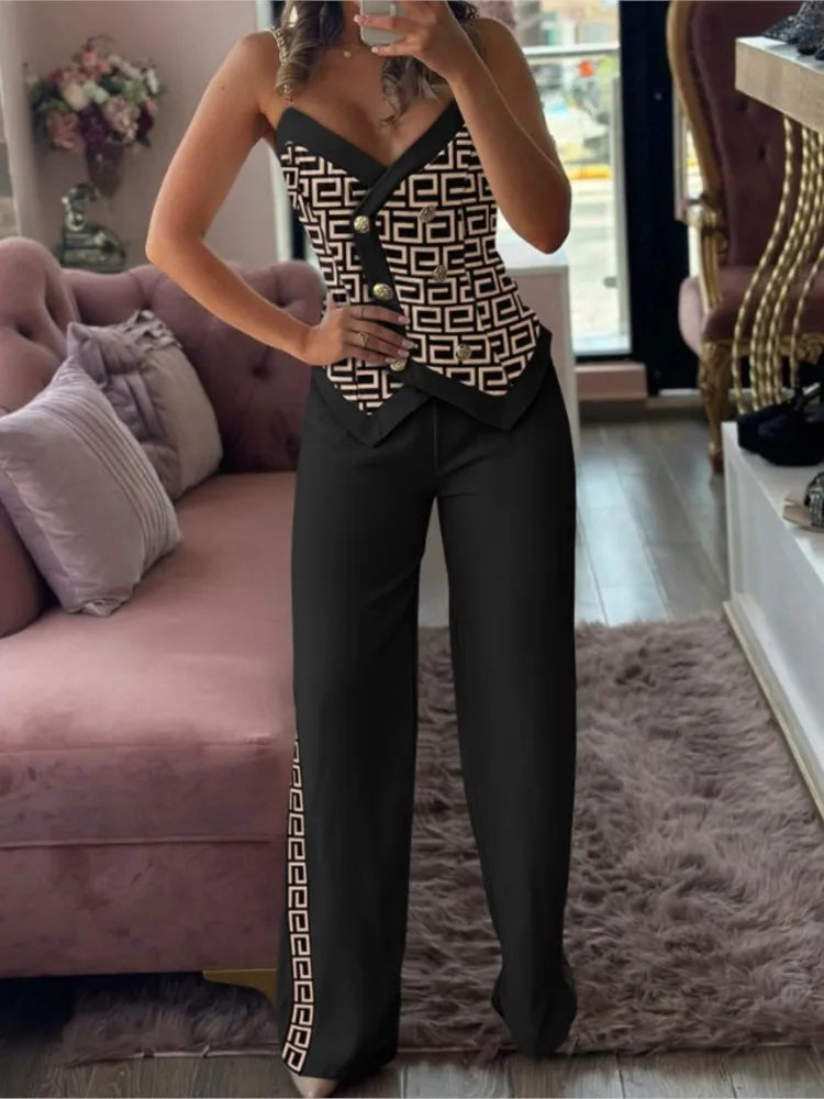 Brooklyn™ - Elegant Sleeveless Suit
