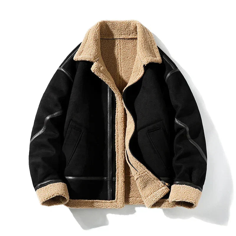 Benjamin™ - Vintage Style Warm Suede Leather Jacket
