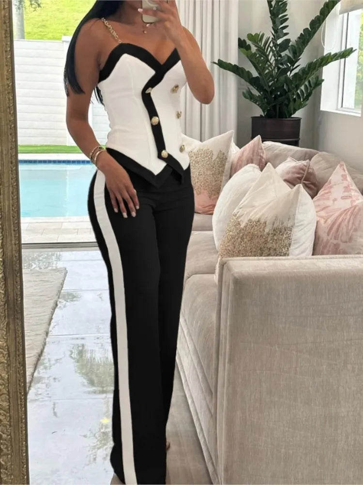 Brooklyn™ - Elegant Sleeveless Suit