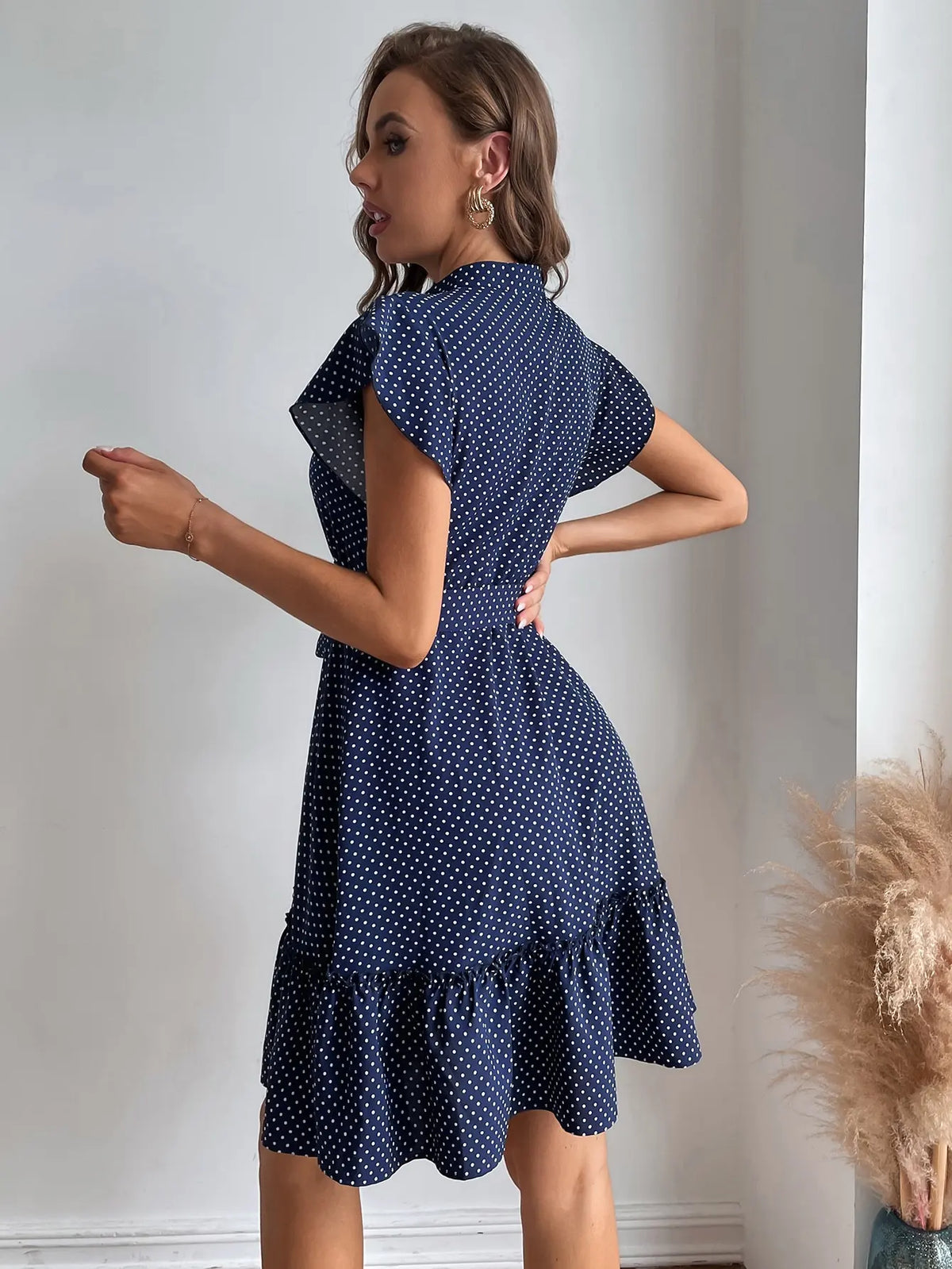 Zoe™ - Comfortable Polka Dot Dress