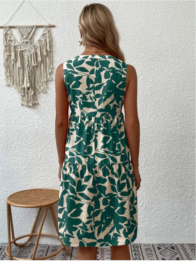 Avery™ - Stylish Sleeveless Mini Dress
