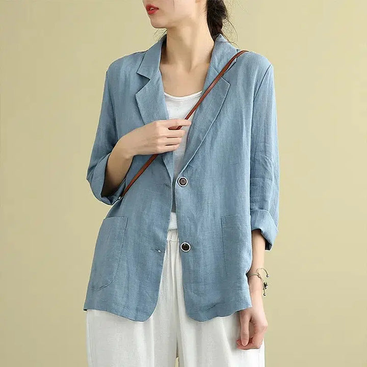 Riley™ - Stylish Linen Blazer