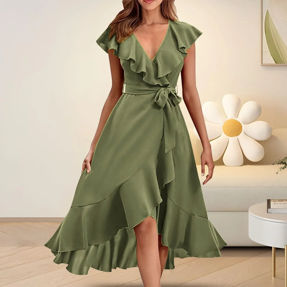 Aria™ - Stylish Ruffle Dress