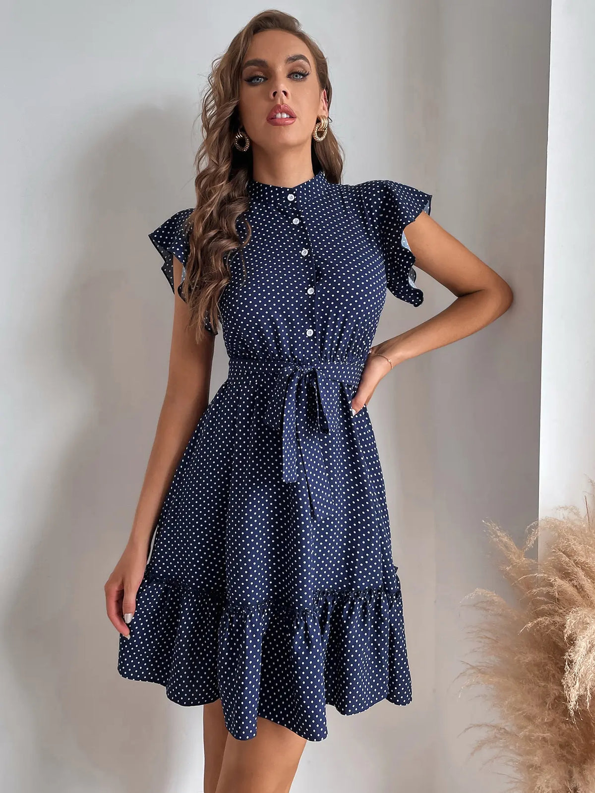 Zoe™ - Comfortable Polka Dot Dress