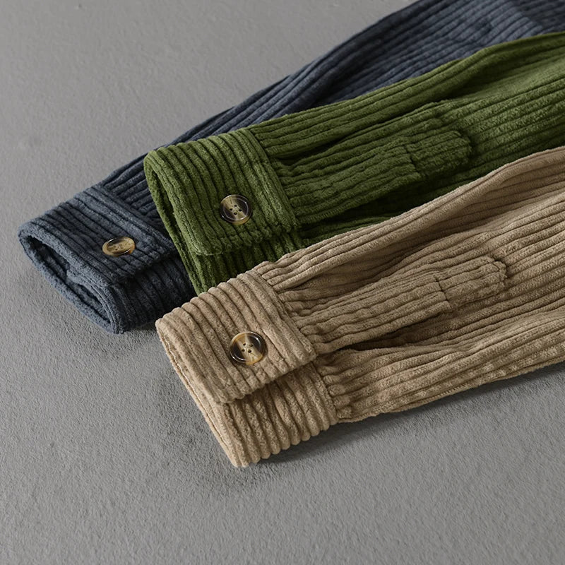 Hunter™ - Corduroy Shirt with Long Sleeves