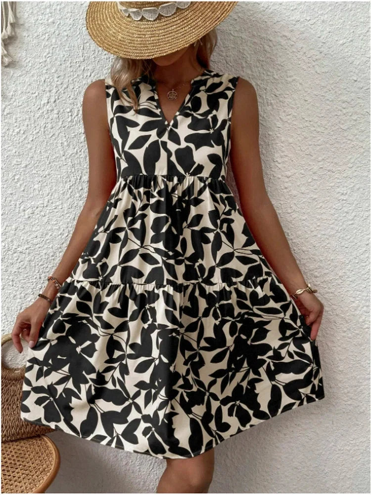 Avery™ - Stylish Sleeveless Mini Dress