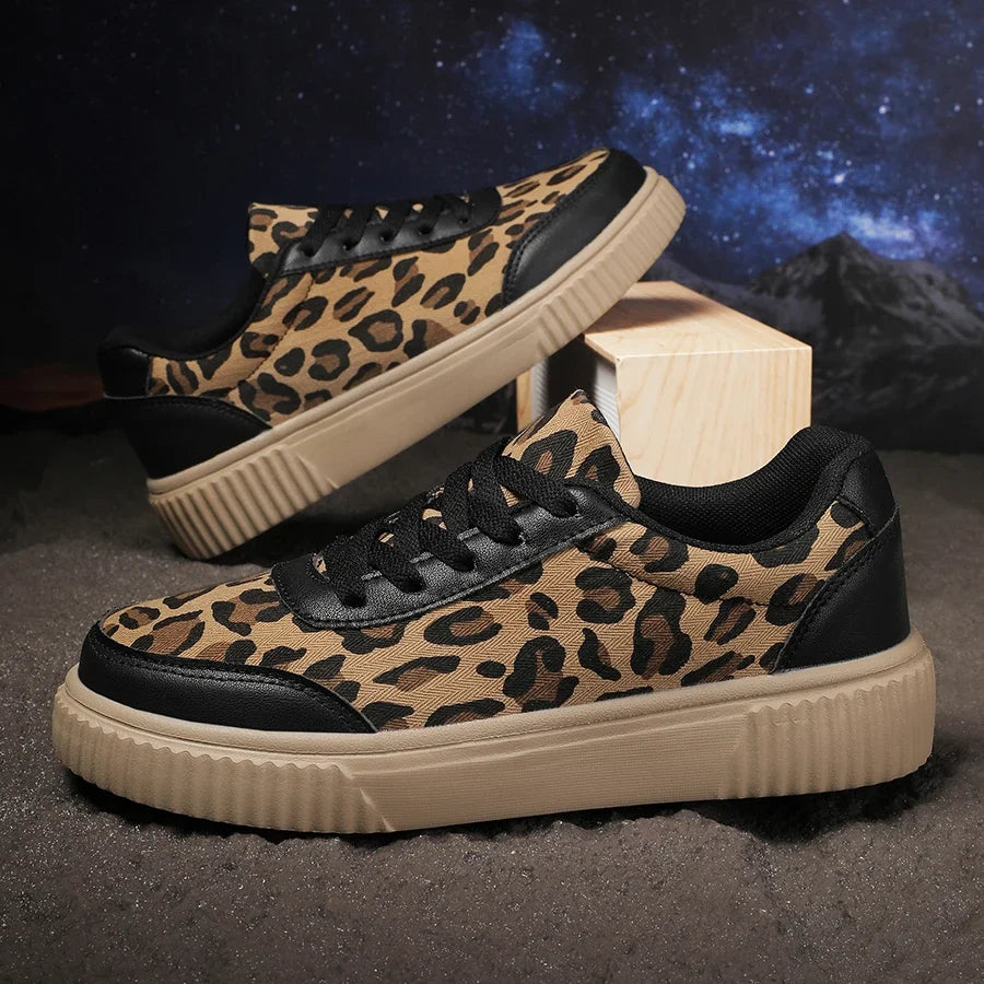 Aubrey™ - Breathable Leopard Print Sneakers