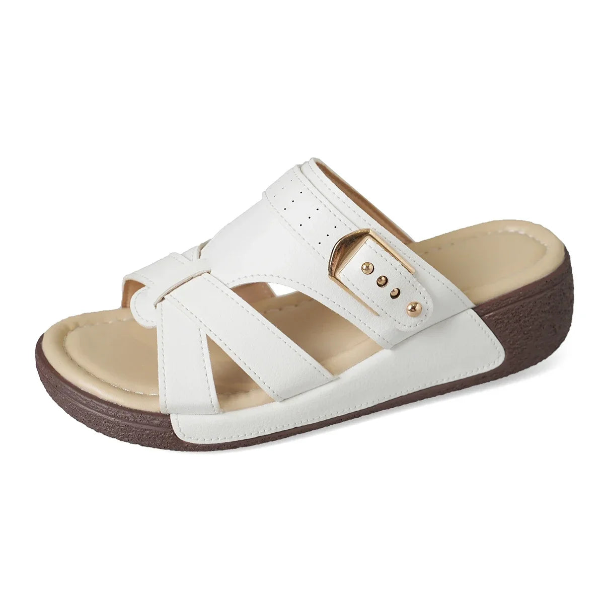 Ella™ - Comfy Rivet Wedges Sandals