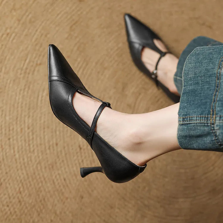 Avery™ - Premium Leather Heels