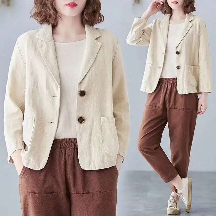 Riley™ - Stylish Linen Blazer