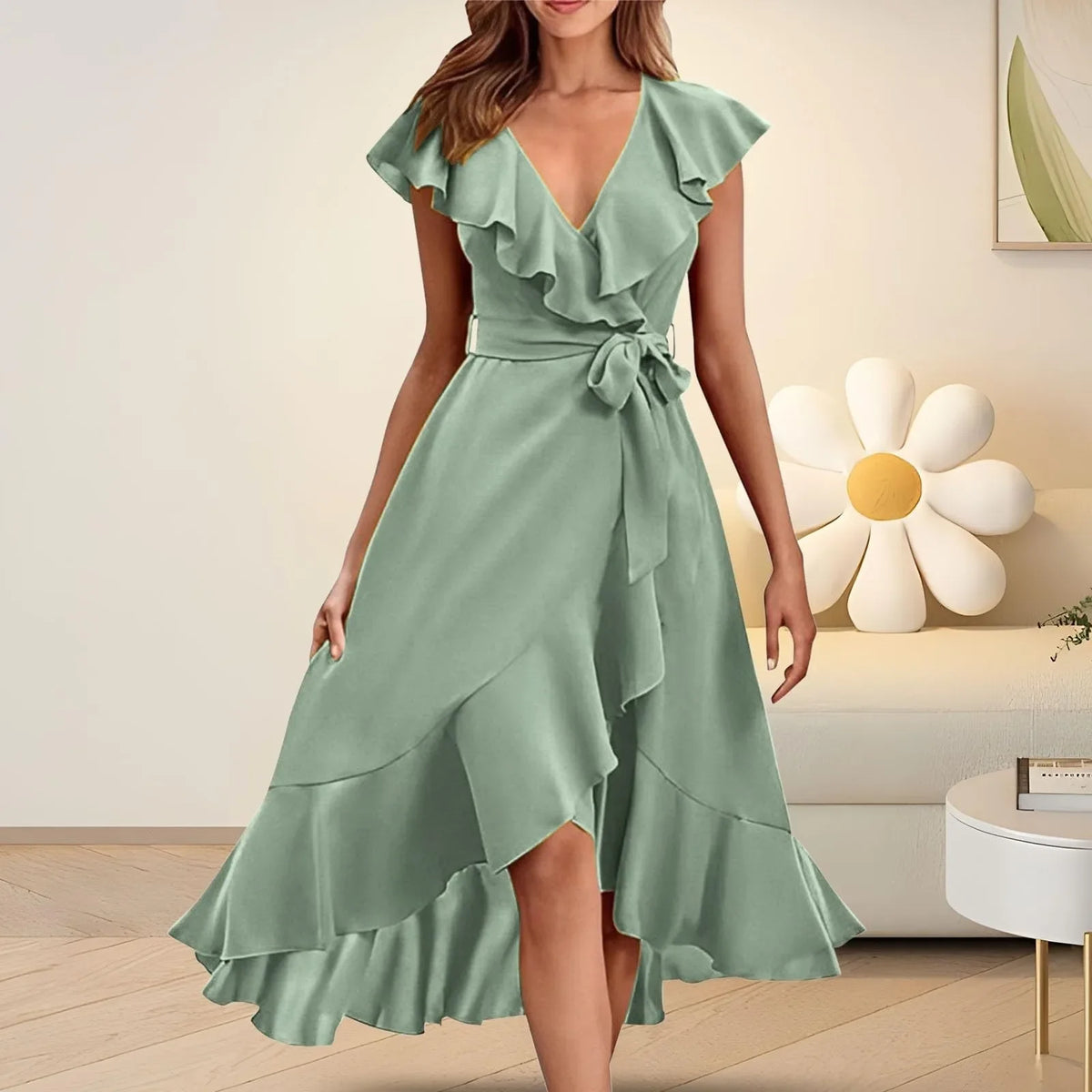 Aria™ - Stylish Ruffle Dress