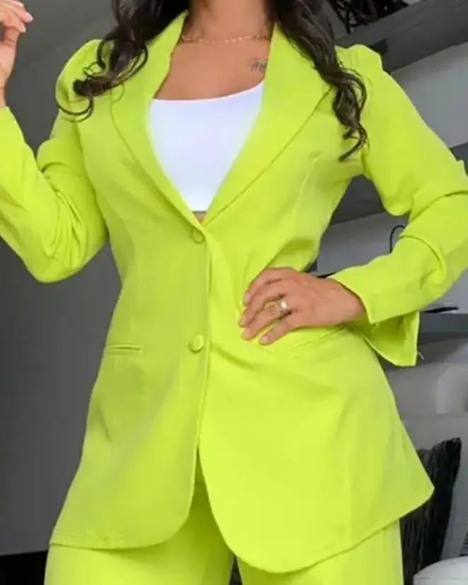 Mia™ - Stylish Two Piece Suit Set