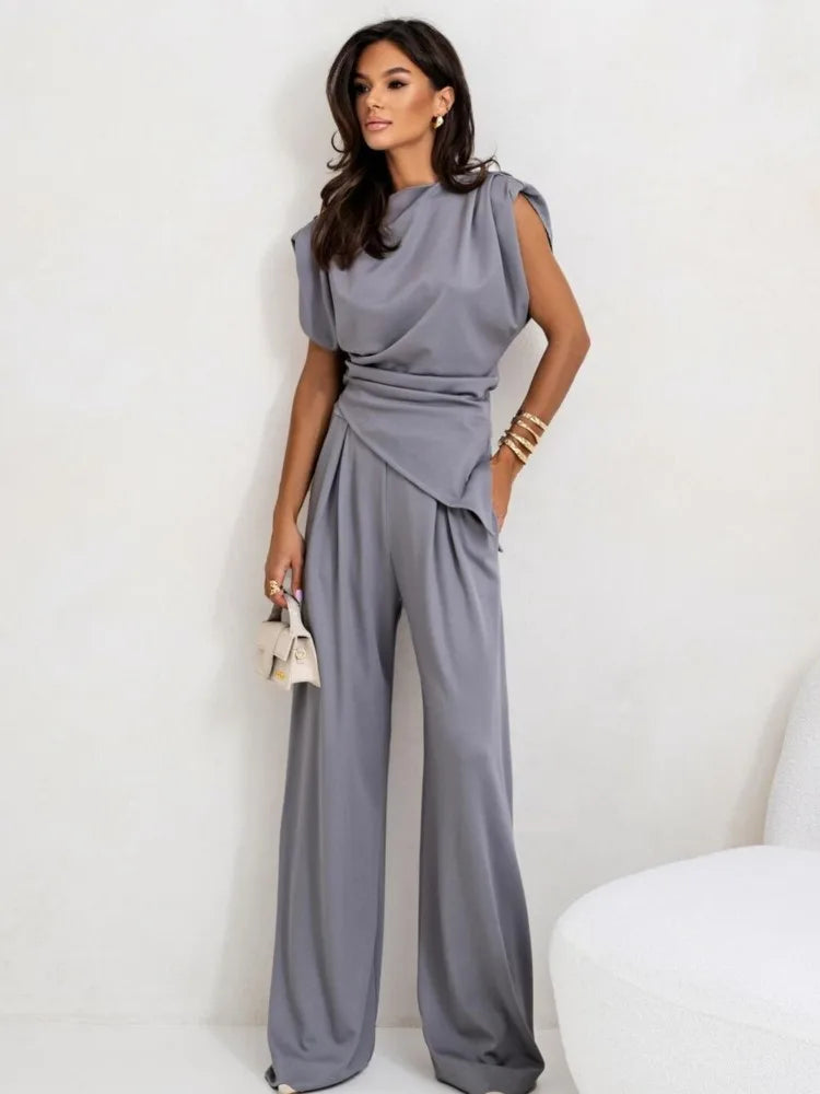 Avery™ - Elegant Top and Pants Set