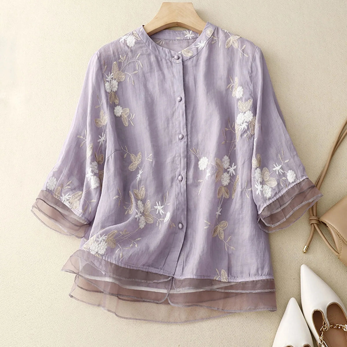 Avery™ - Vintage Floral Blouse