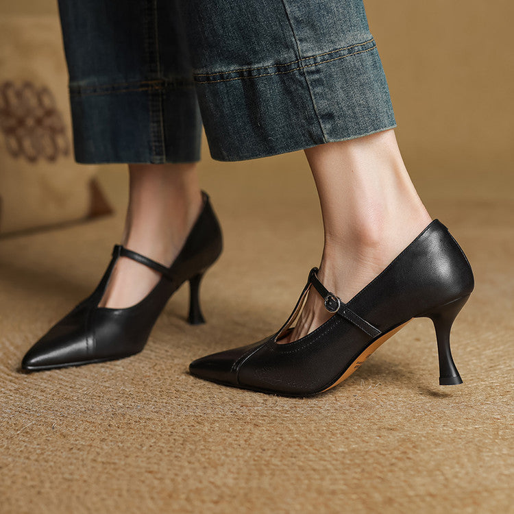 Avery™ - Premium Leather Heels