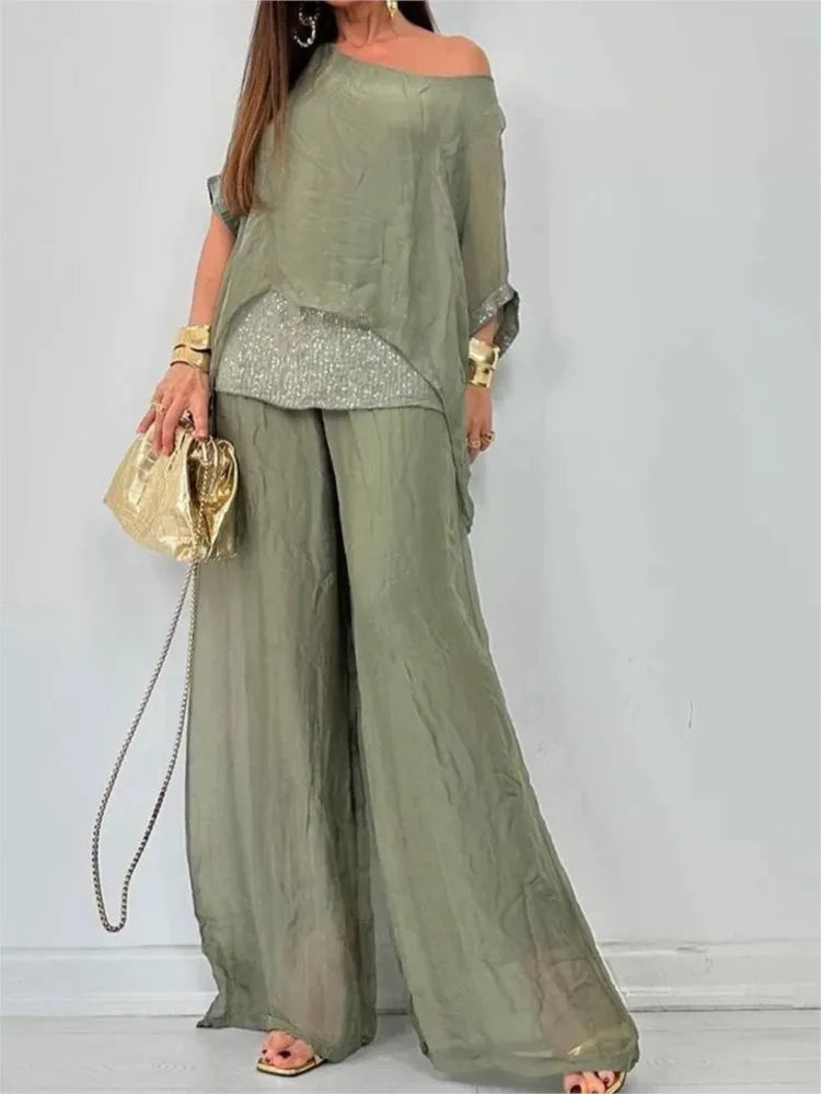 Riley™ - Stylish Sequin Casual Set