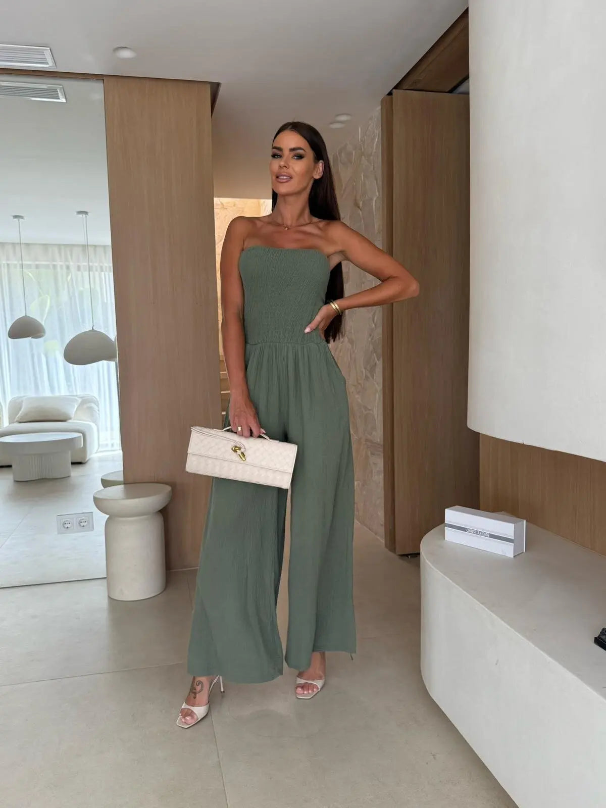 Sophia™ - Elegant Pleated Jumpsuit