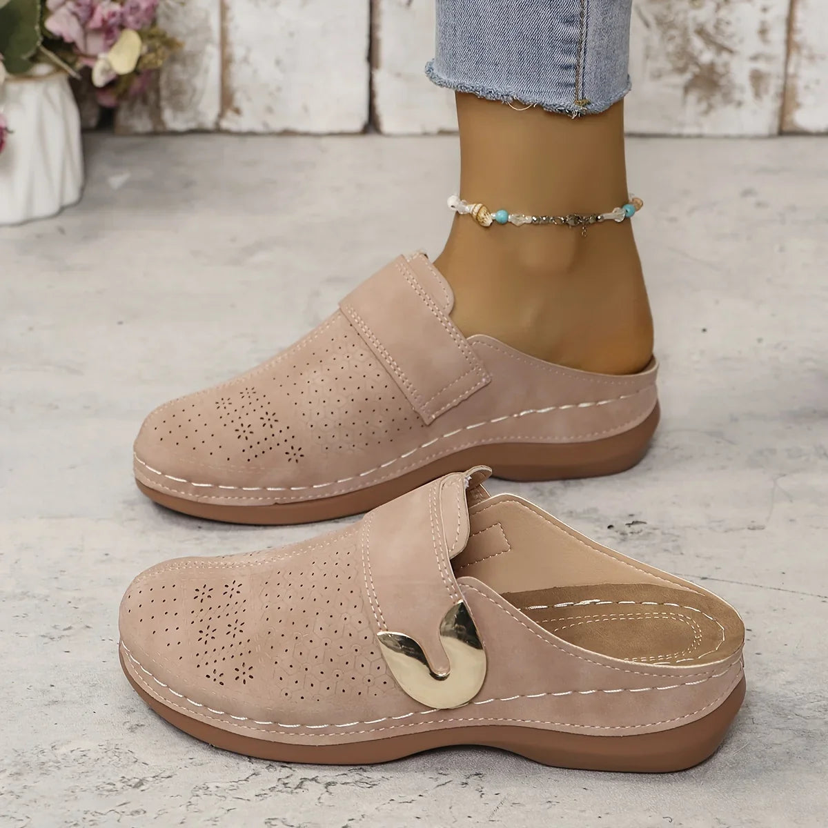 Mia™ - Chic Wedge Sandals