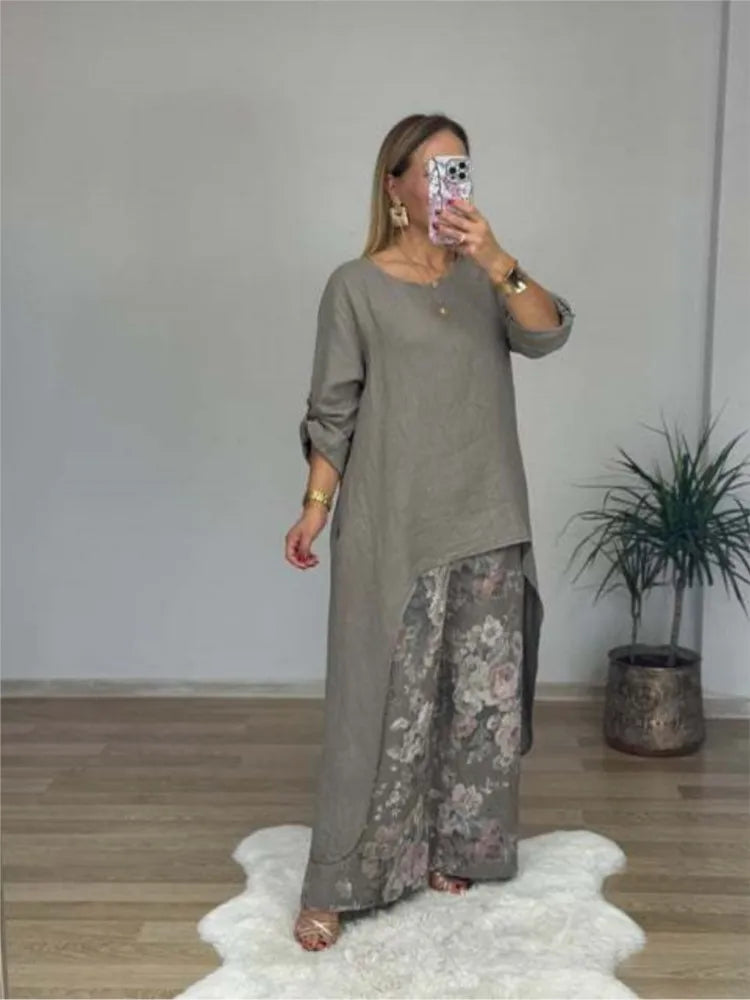 Isabella™ - Elegant Top and Pants Set