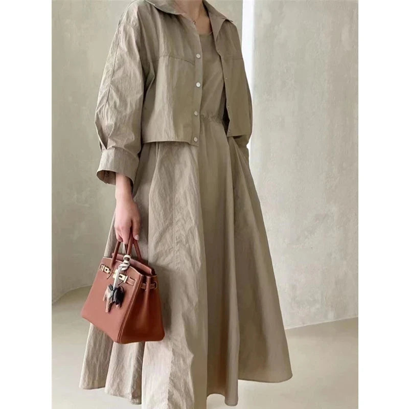 Lily™ - Stylish Tank Dress with Short Jacket