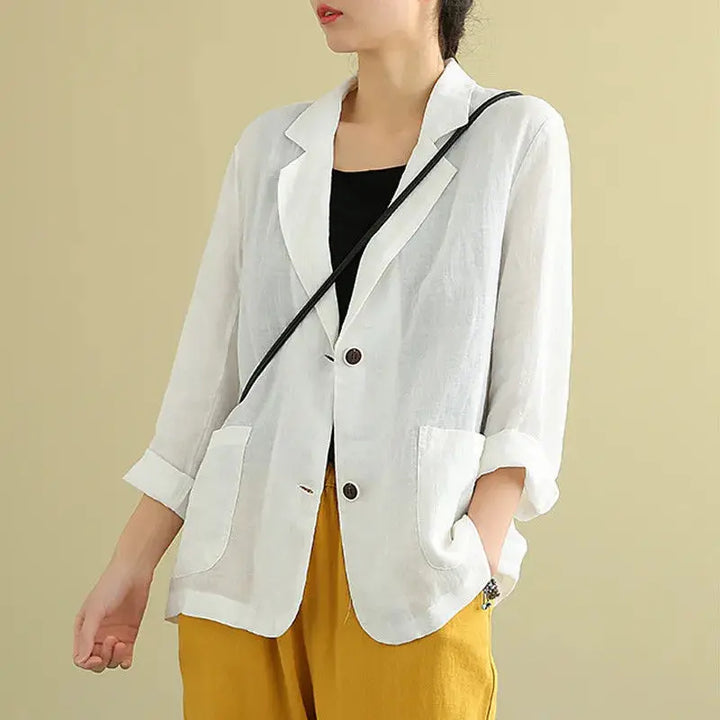 Riley™ - Stylish Linen Blazer