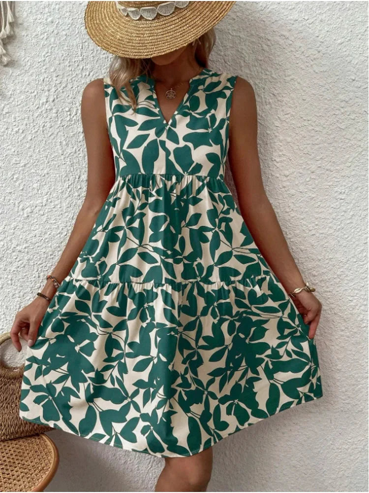 Avery™ - Stylish Sleeveless Mini Dress
