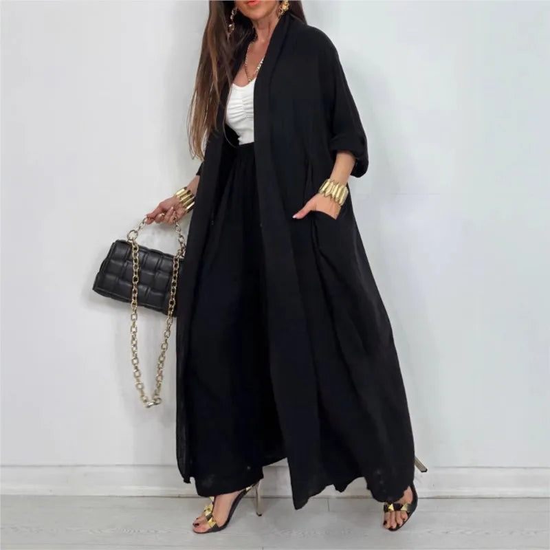 Abigail™ - Elegant Cardigan Pants Set