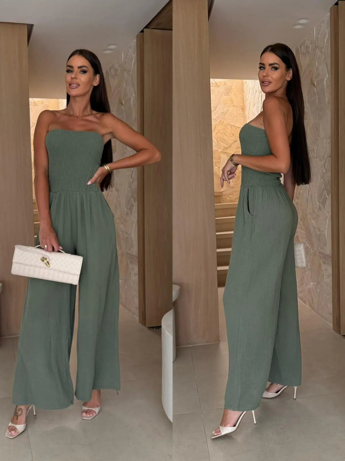 Sophia™ - Elegant Pleated Jumpsuit