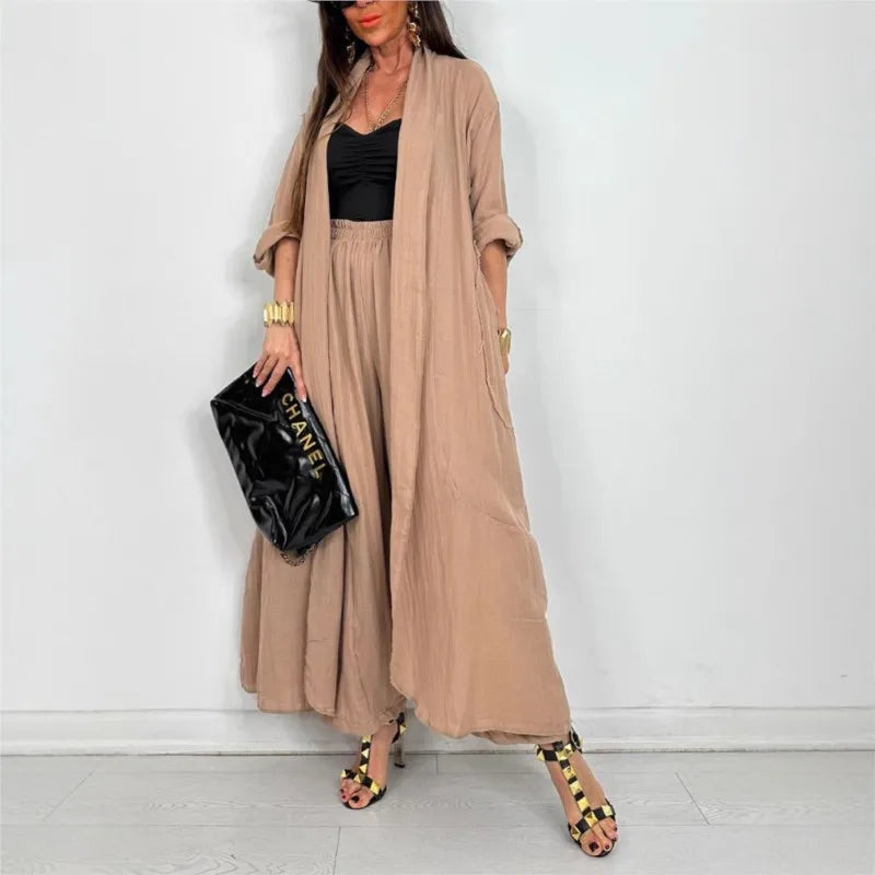 Abigail™ - Elegant Cardigan Pants Set