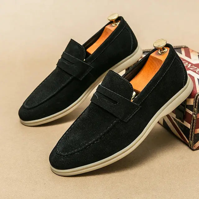 James™ - Stylish Lace-Up Loafers